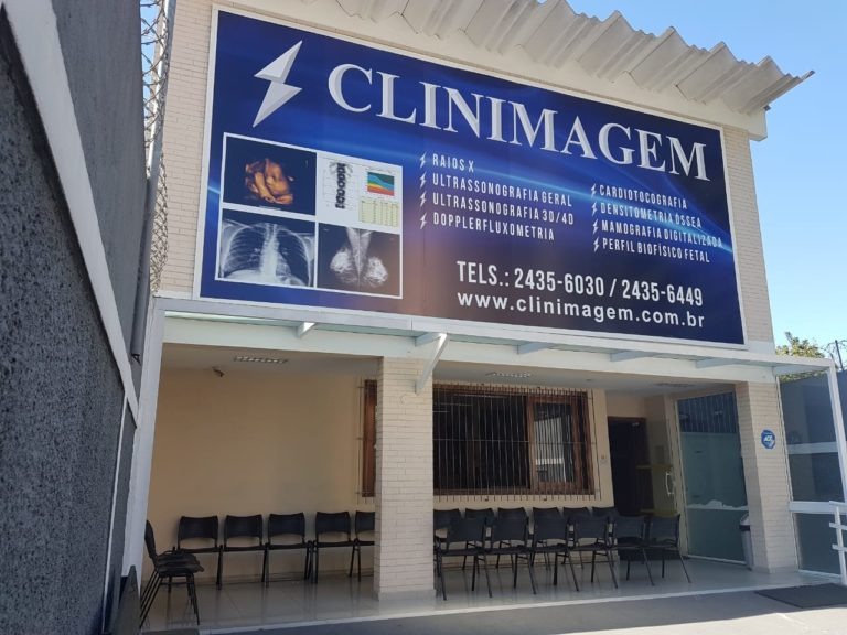 Fachada da Clinimagem na Taquara, Rio de Janeiro